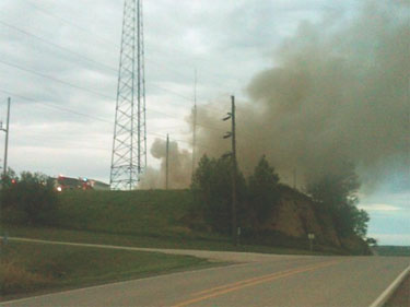 Verizon Cell Site Explosion